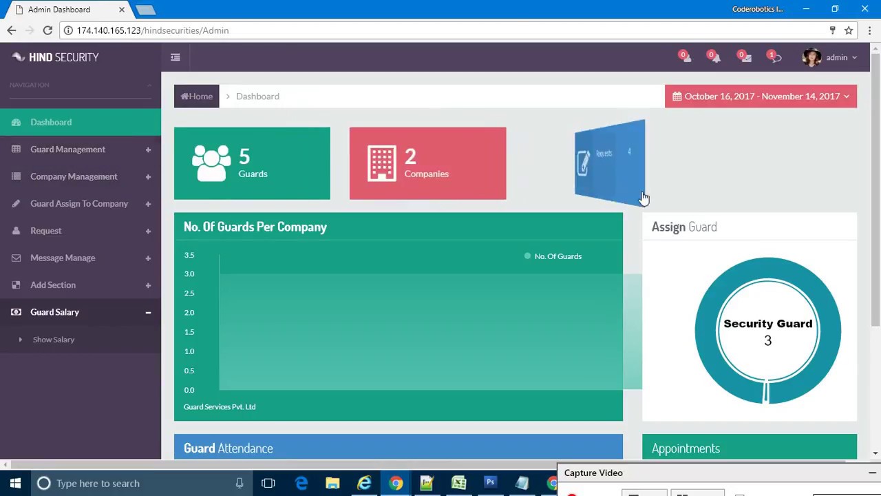 Security Guard Service Management Software