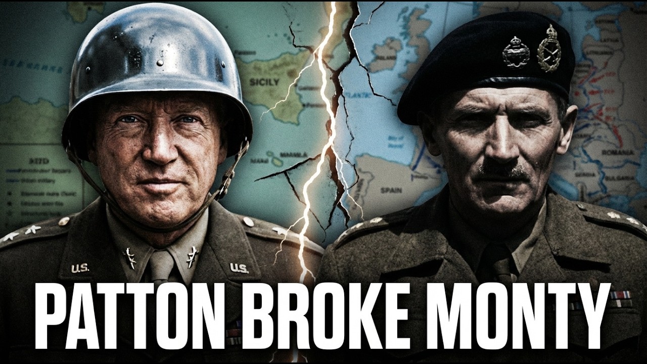 How Patton Used Psychological Warfare Against His Own Ally, General Bernard Montgomery