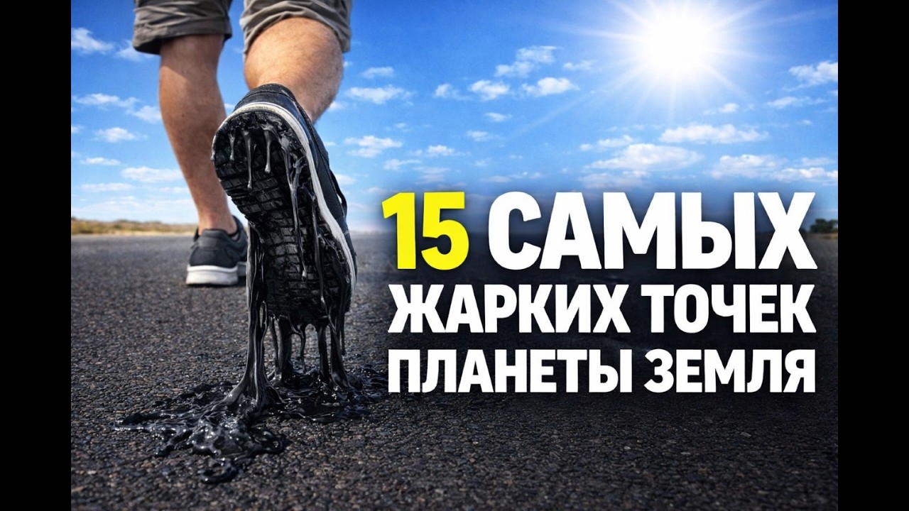 Как понять, что у тебя есть всего 5 минут на спасение? 15 мест на Земле - ужасающая ЖАРА!