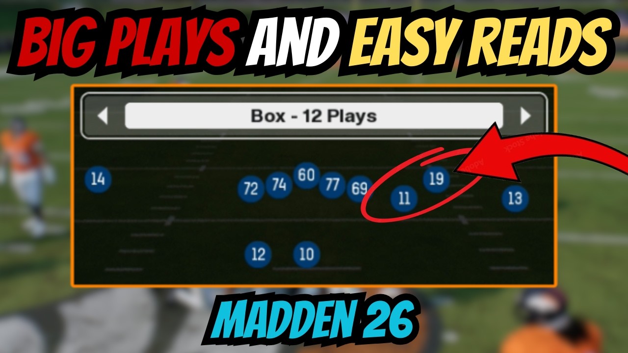 SIMPLE FIELD STRETCHING PASSES! Gun Box Mini Scheme | Madden 26 Tips & Tricks