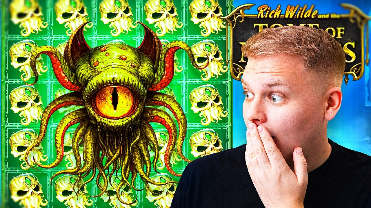 I PLAYED TOME OF MADNESS ONLY ON MAX BET... (CTHULHU BIG WIN)