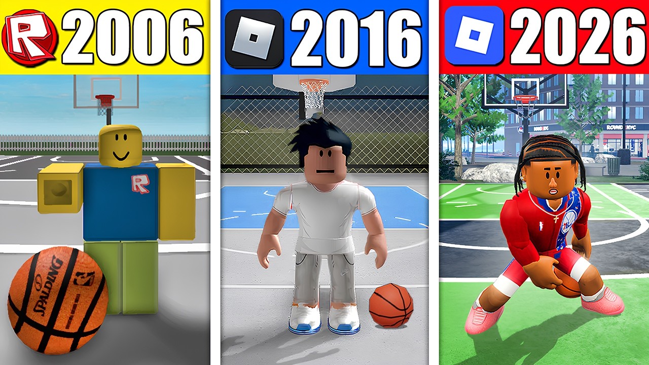 I Tested 1 Basketball Game from EVERY YEAR On Roblox