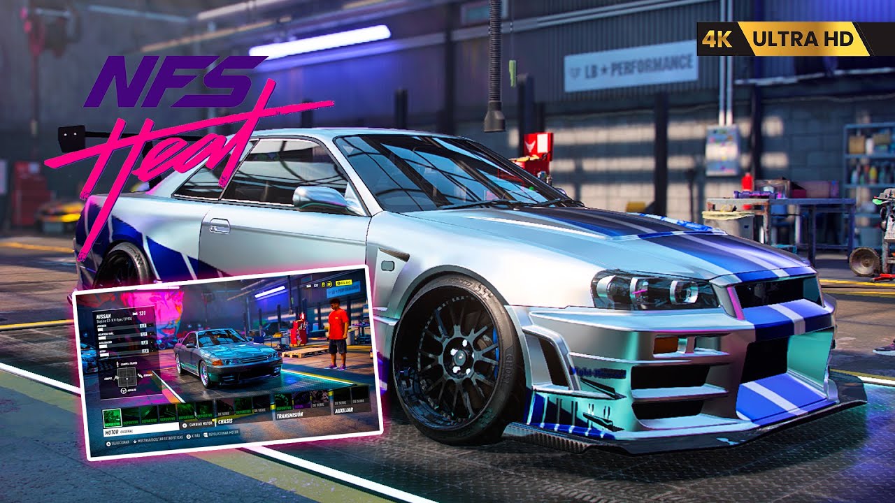 Nissan Skyline GT - R V Spec 1993 - 4K ultra HD - 😱🔥 JDM ICON - Need For Speed Heat