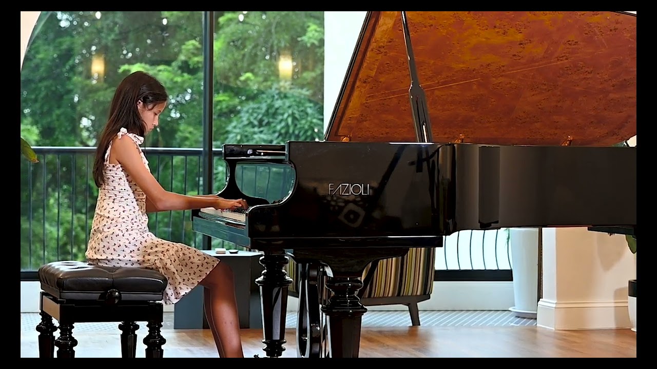 Hillary O'Sullivan (13yo) plays Albeniz - Rumores de la Caleta Op. 71, No. 6 ABRSM Grade 8 piano