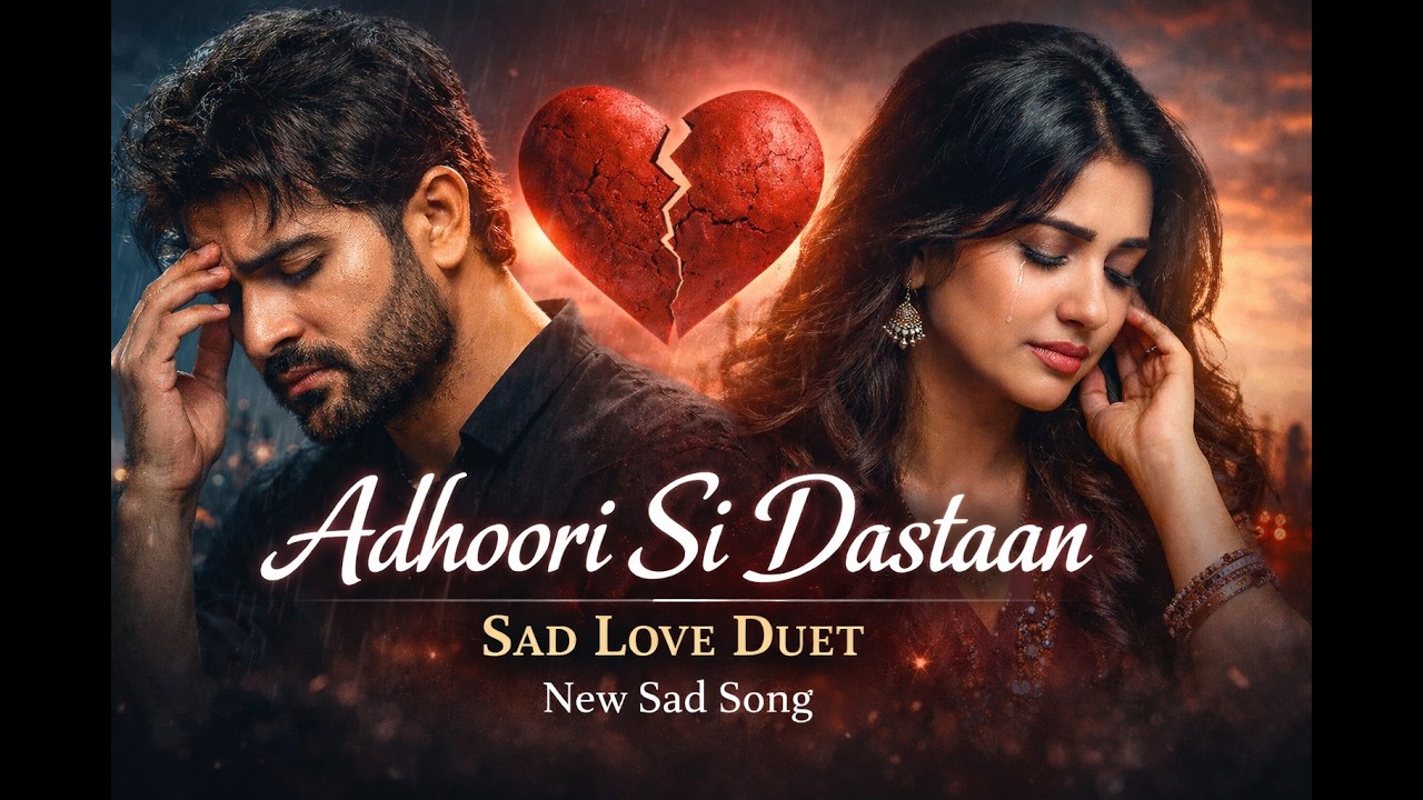 Adhoori Si Dastaan 💔 | Sad Bollywood Duet Song | Arijit Singh & Shreya Style | Heartbreak Song 2026