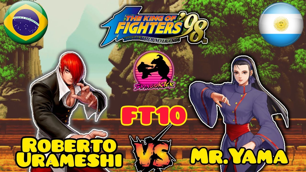 🔥Quien será el Rey del BUG🔥🇧🇷Roberto Urameshi🇧🇷🆚🇦🇷Mr.Yama🇦🇷 FT10 #kof98 