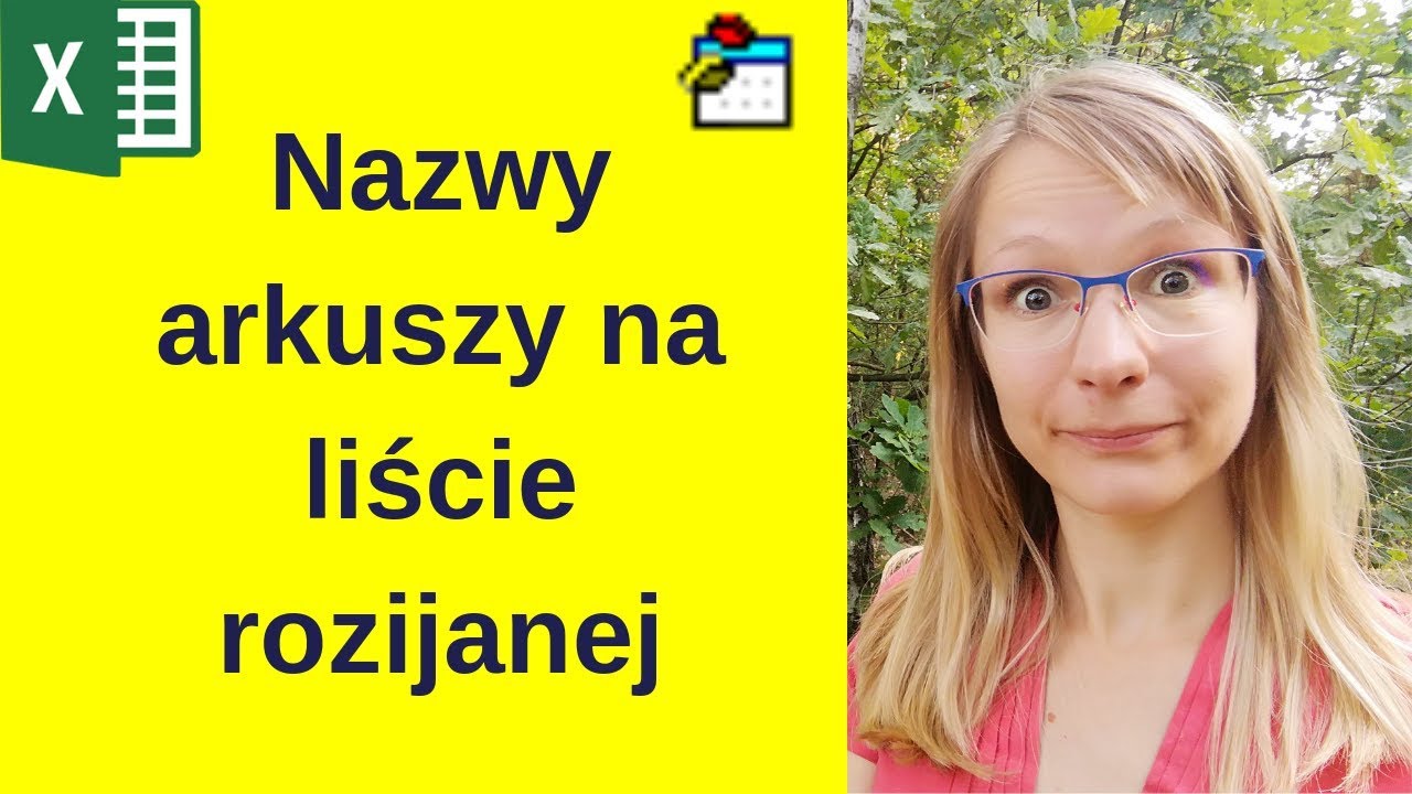 Excel: Nazwy arkuszy na liście rozwijanej generowanej automatycznie