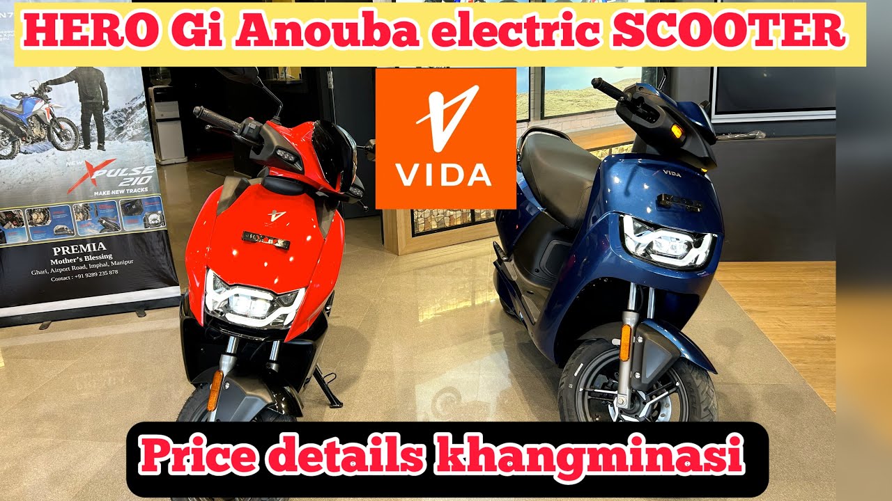 Hero Gi Anouba Electric Scooter “VIDA” Details Khangminasi👍2026