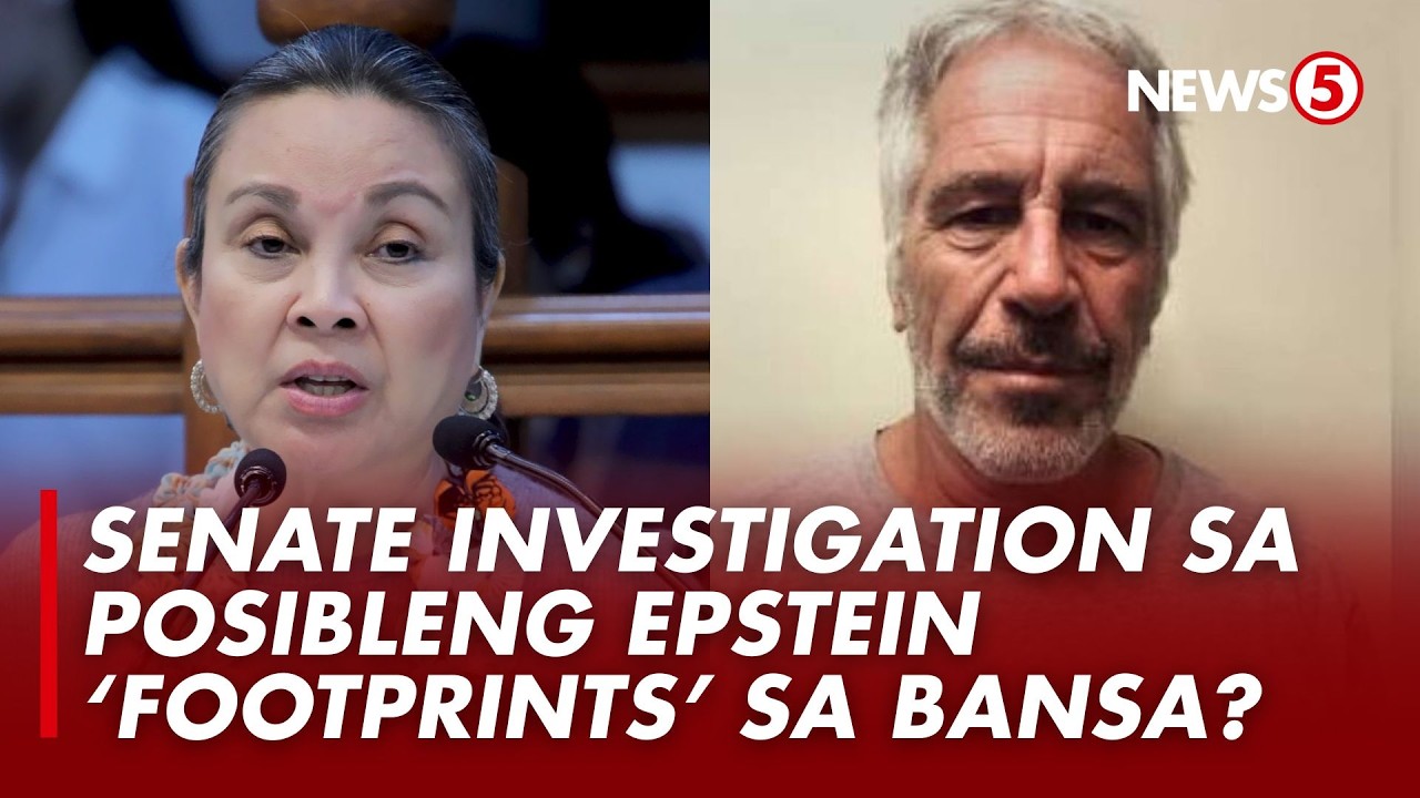 Epstein 'footprints' sa bansa, planong paimbestigahan sa Senado