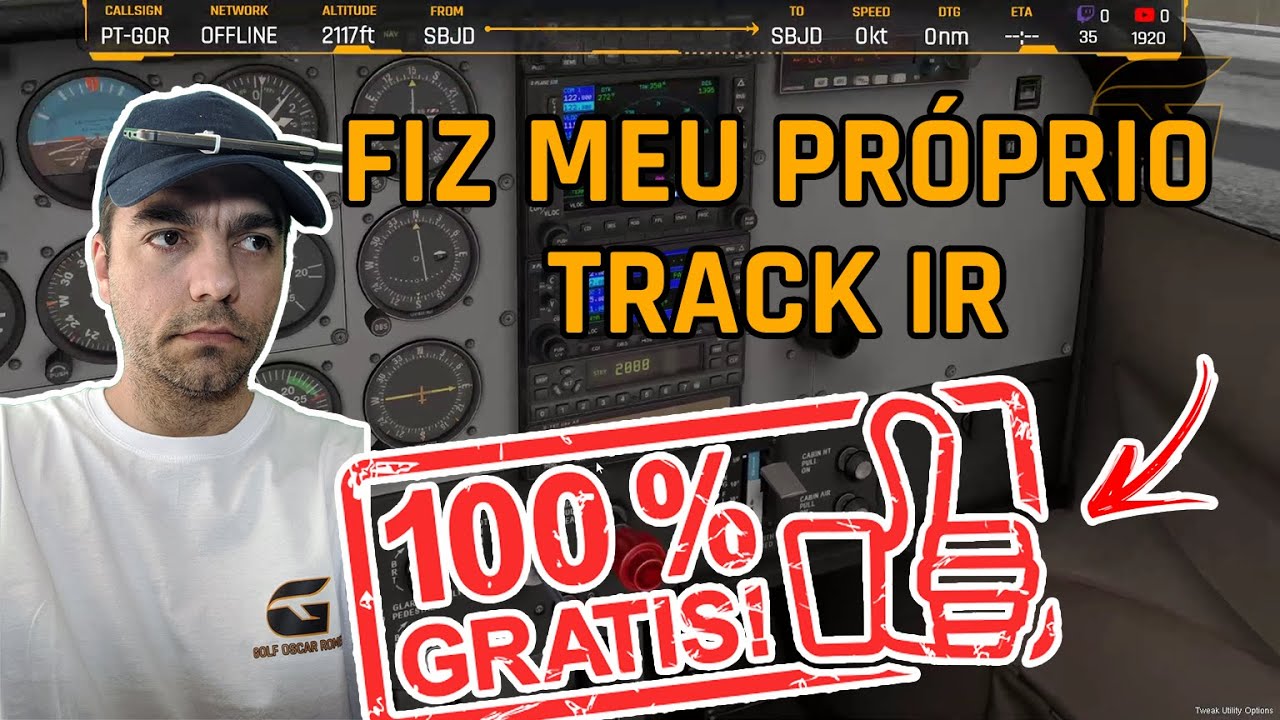 FIZ MEU PRÓPRIO TRACK IR (SENSOR DE MOVIMENTOS) SEM GASTAR NADA !!!