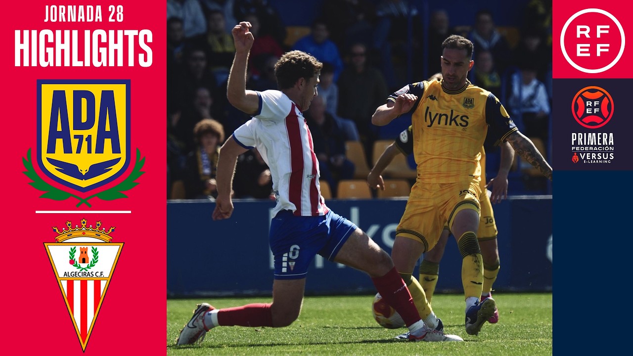 Resumen #PrimeraFederación | AD Alcorcón 0-0 Algeciras CF | Jornada 28 | Temporada 2025/2026