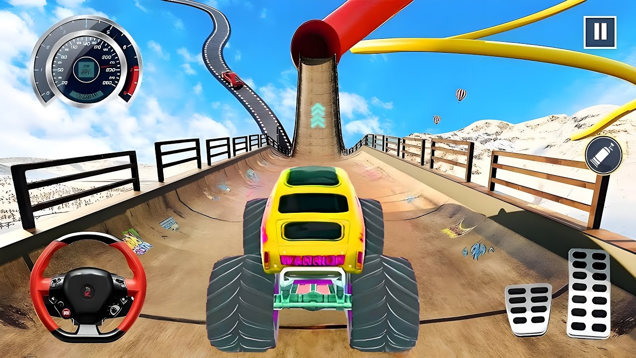 Monster Truck Impossible Stunt Tracks 3D