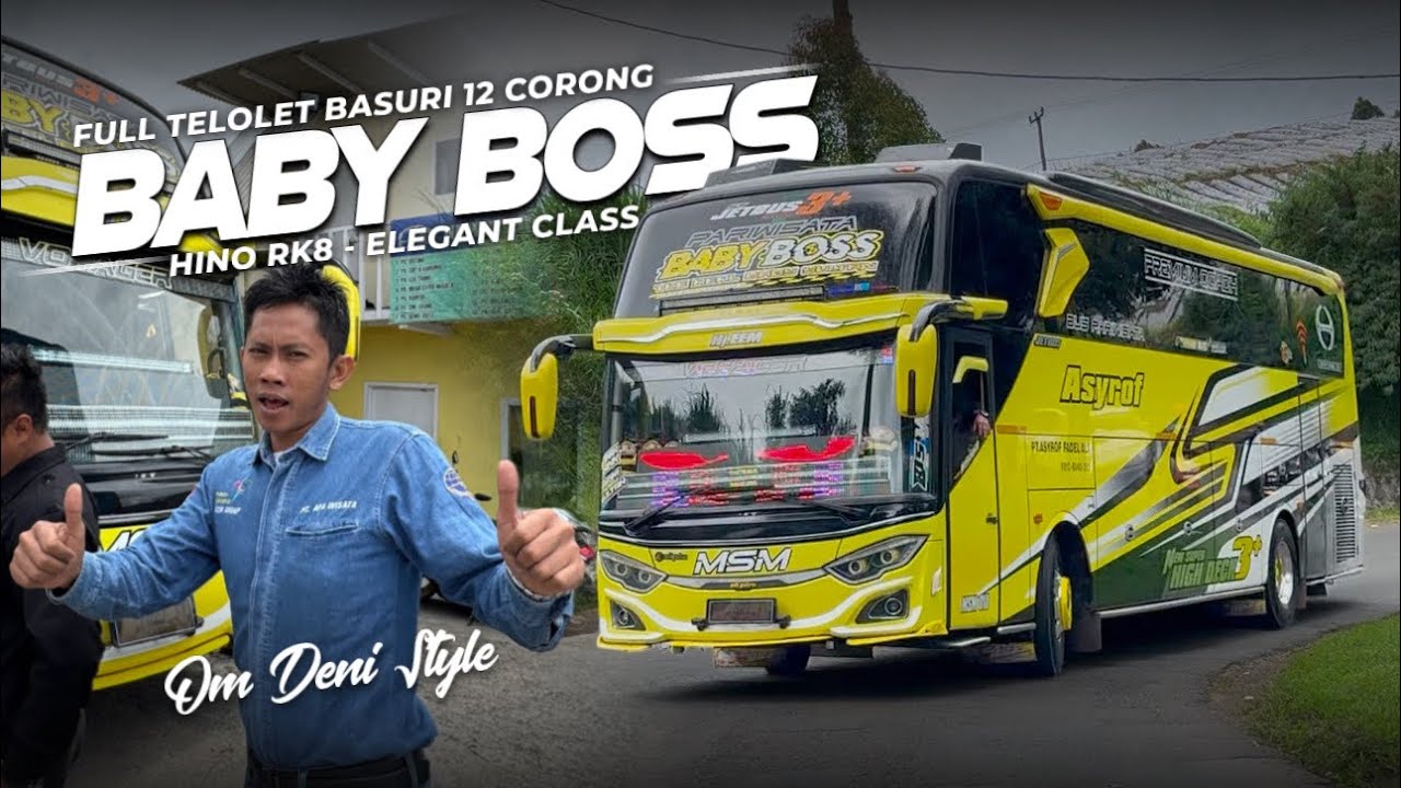 BEGINI SERUNYA PERTAMA KALI NGOYOD MSM ASYROF 018 “Baby Boss”‼️Jetbus 3+ SHD Mbois, Full Telolet