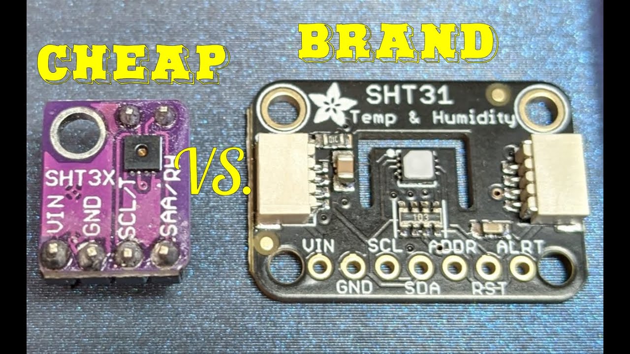 Cheap VS. Brand temperature and humidity sensors