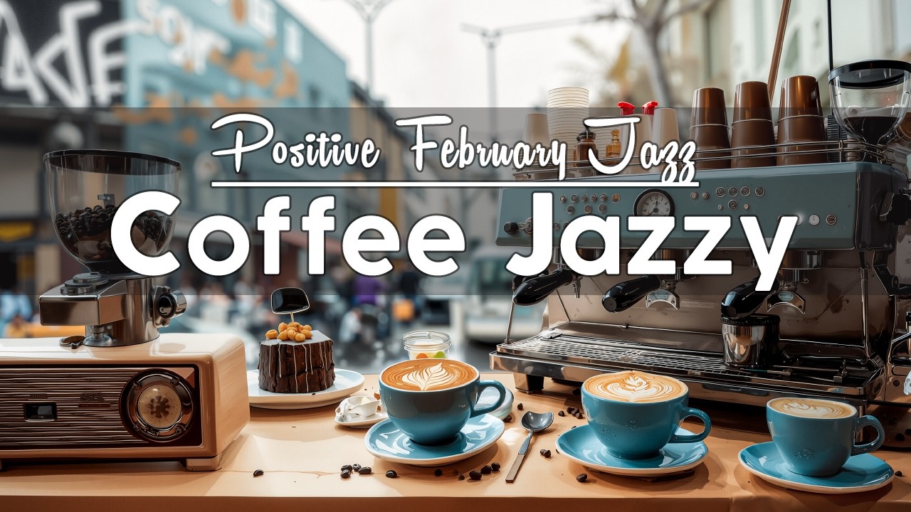 Jazz Living & Coffee ☕ Positive February Jazz & Spring Holiday Bossa Nova for Relax, Study & Work