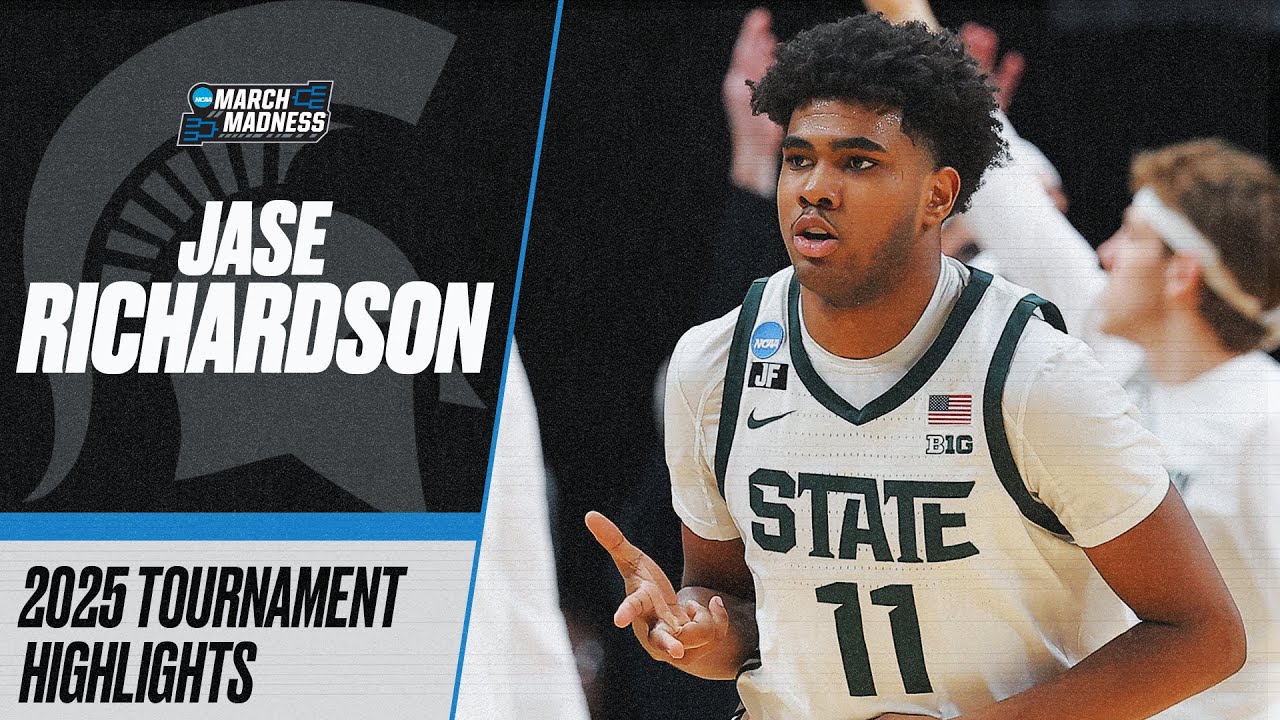 Jase Richardson 2025 NCAA tournament highlights