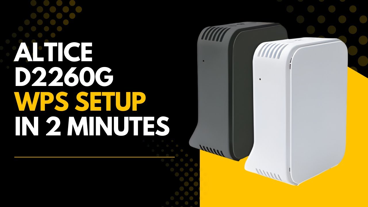 Altice WiFi Extender D2260G WPS Setup | Quick & Easy Method