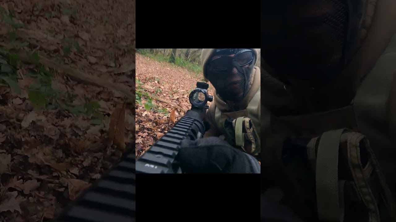 Cyma M16 0.4g BBs Game play at Worthing Airsoft - 