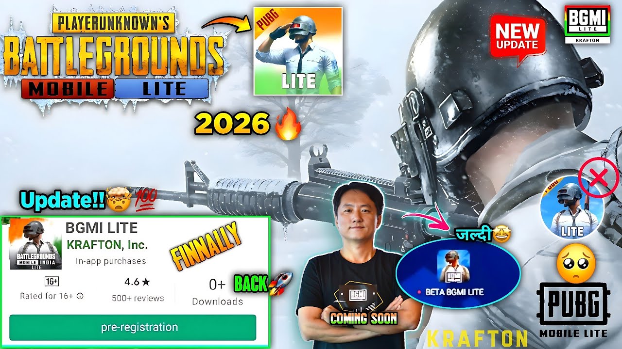 🥶Pubg/BGMI Lite Beta Test?🤯 Update 2026 | BGMI/Pubg Lite Release Date!😳 Update 2026 🔥