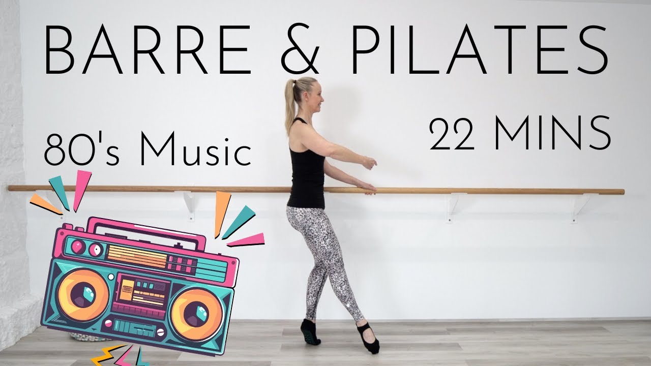 22 Min FULL BODY BARRE & PILATES WORKOUT || Sculpt & Strengthen || 80's Music!