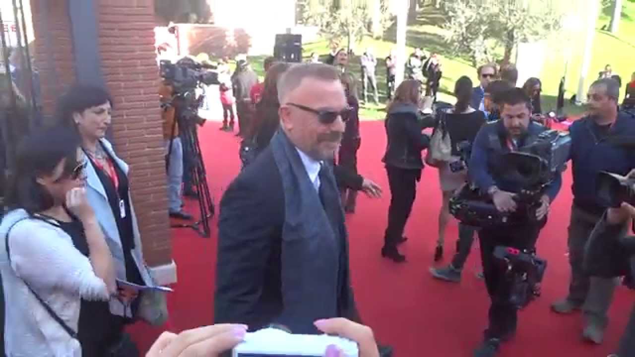 Kevin Costner Black and White at Rome Film Fest - Red Carpet