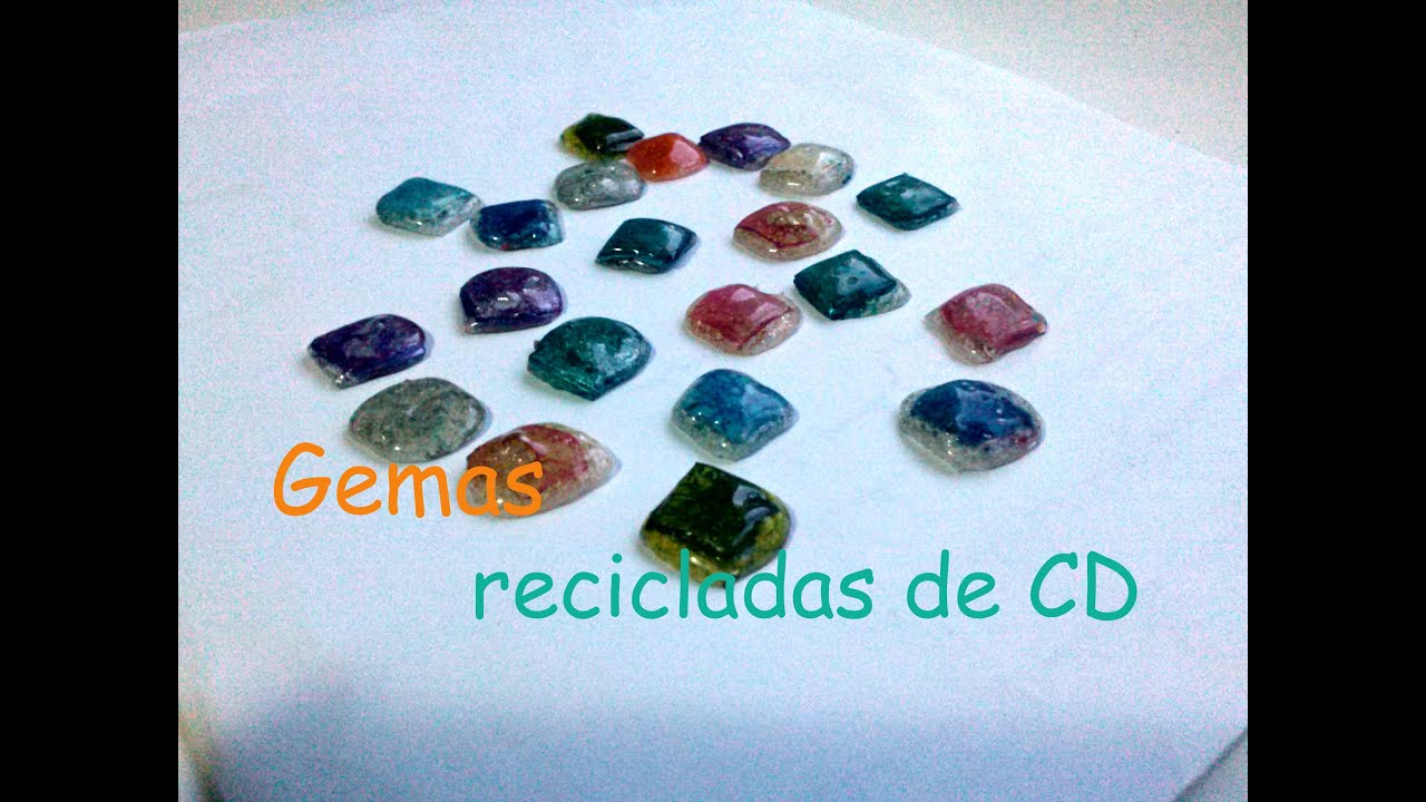 Gemas recicladas de CD