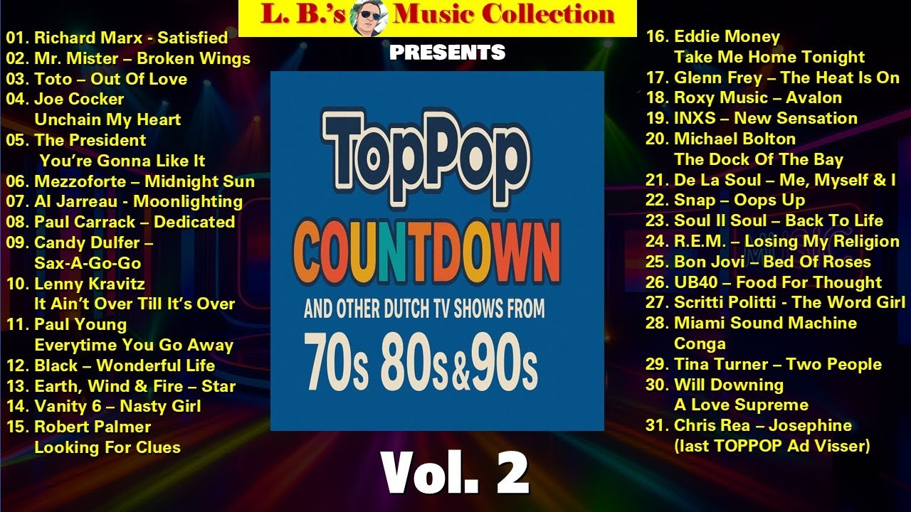 Toppop, Countdown and other music TV shows from the 70's, 80's and 90's Vol. 2