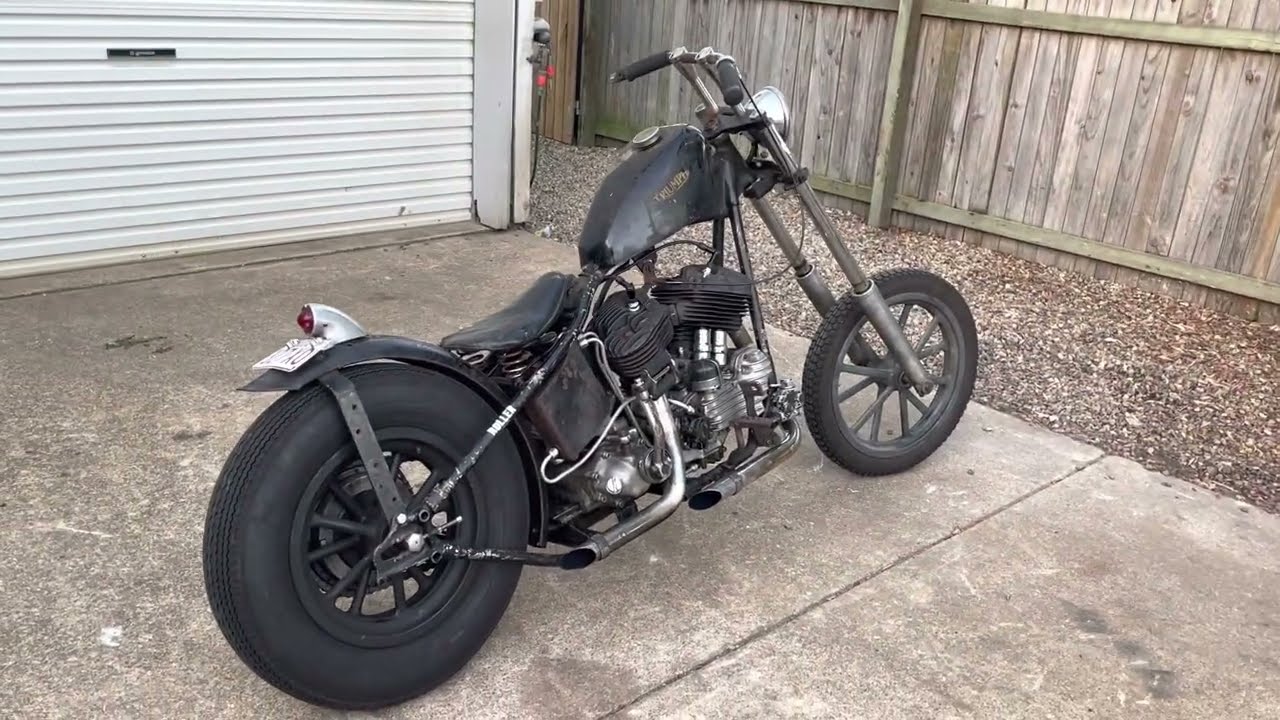 1946U HARLEY DAVIDSON FLATHEAD CHOPPER