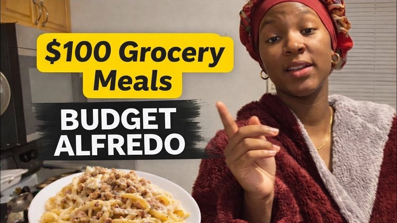 Ground Turkey Alfredo Recipe | $100 Grocery Budget Meal 🥘 