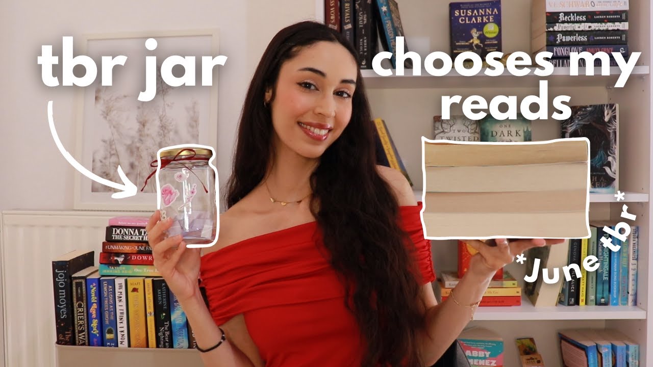 TBR prompt jar chooses my reads for June 🍒 June TBR