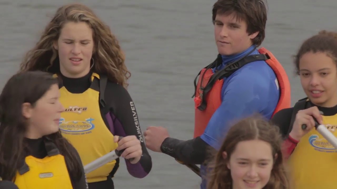 GIANT Stand Up Paddle Board on the  River with Go Ride a Wave