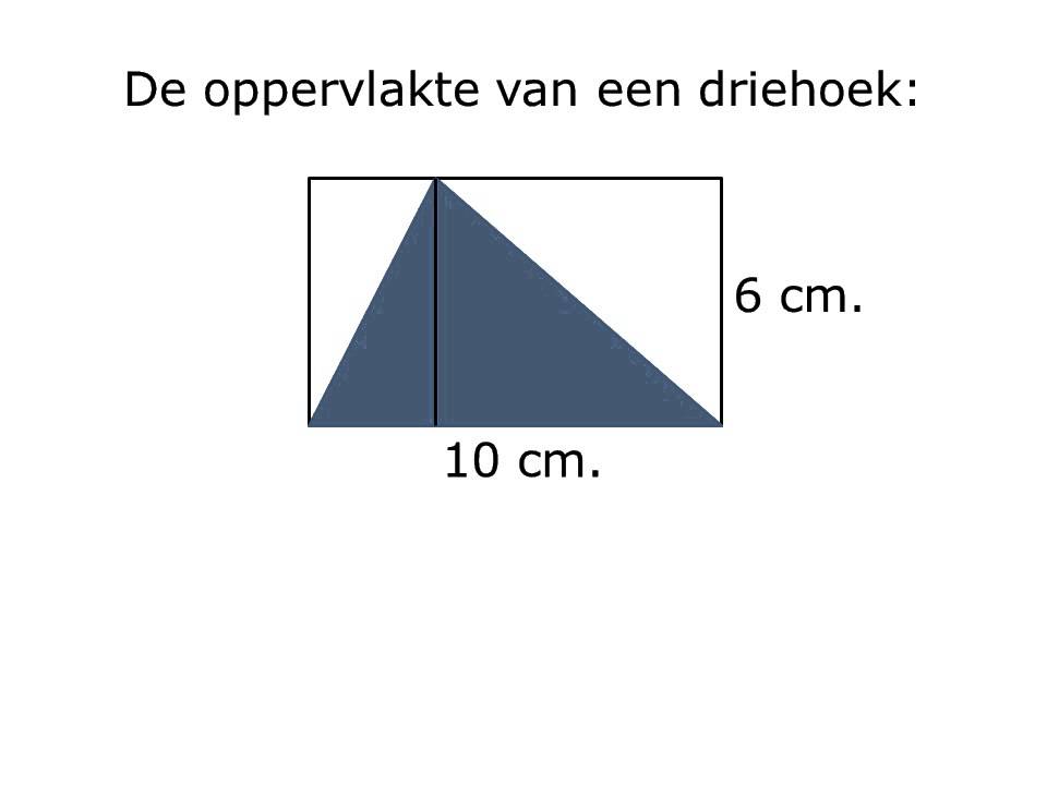 oppervlakte driehoek