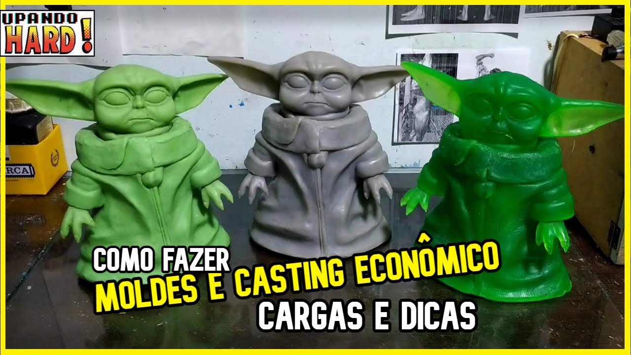 Como fazer Molde de silicone e Casting econômico I Passo a passo, Cargas e Dicas