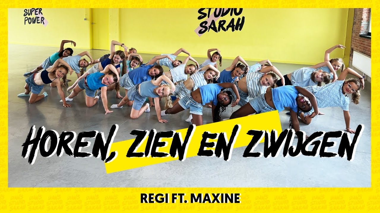 HOREN, ZIEN & ZWIJGEN - Regi ft. Maxine | Dance Video | Choreography | Easy Kids Dance