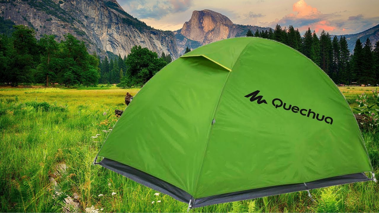 Quechua Arpenaz 2. Обзор 2х местной палатки из Декатлона.