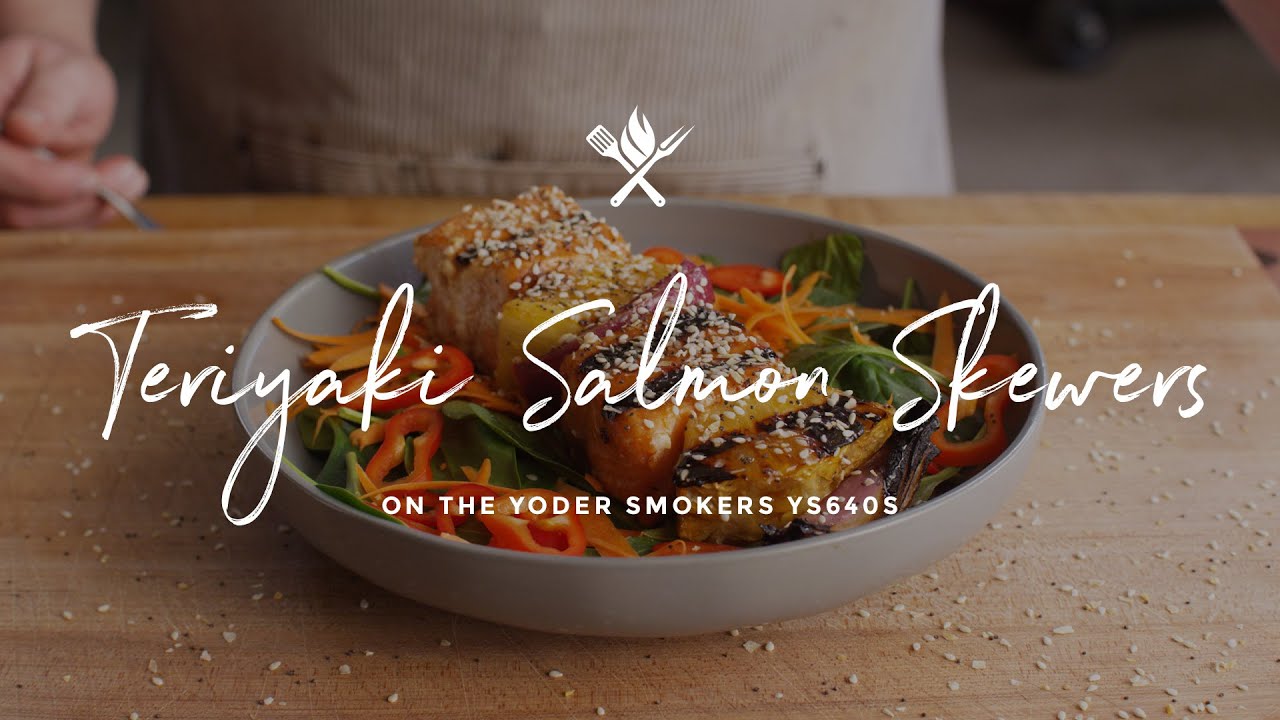 Teriyaki Salmon Skewers