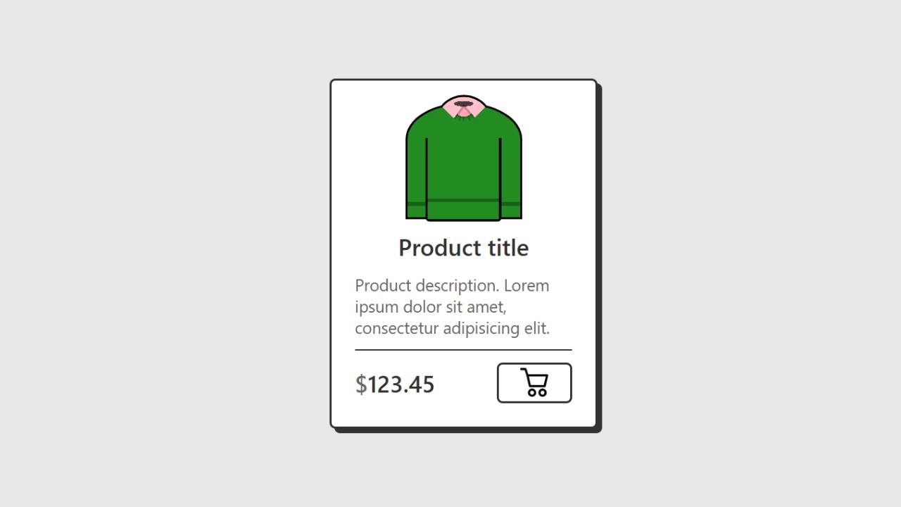 How to Create Product Card Using HTML & CSS Only | Beginner Friendly
