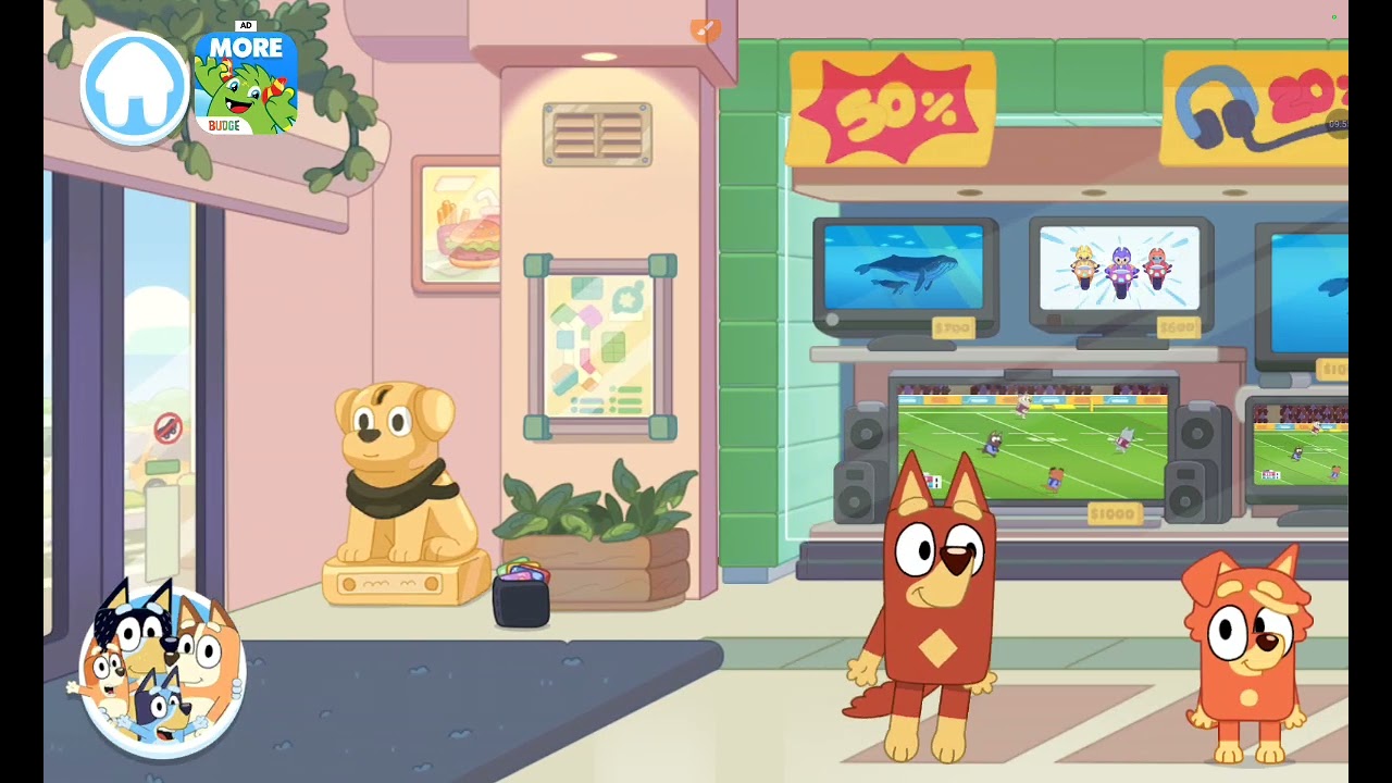 Red things in bluey let's play 