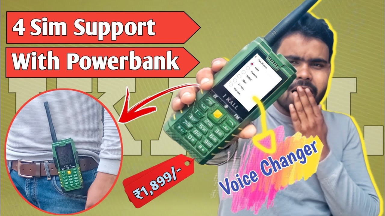 I Tested Ikall K41 Powerbank Phone - Worth ₹1899/-