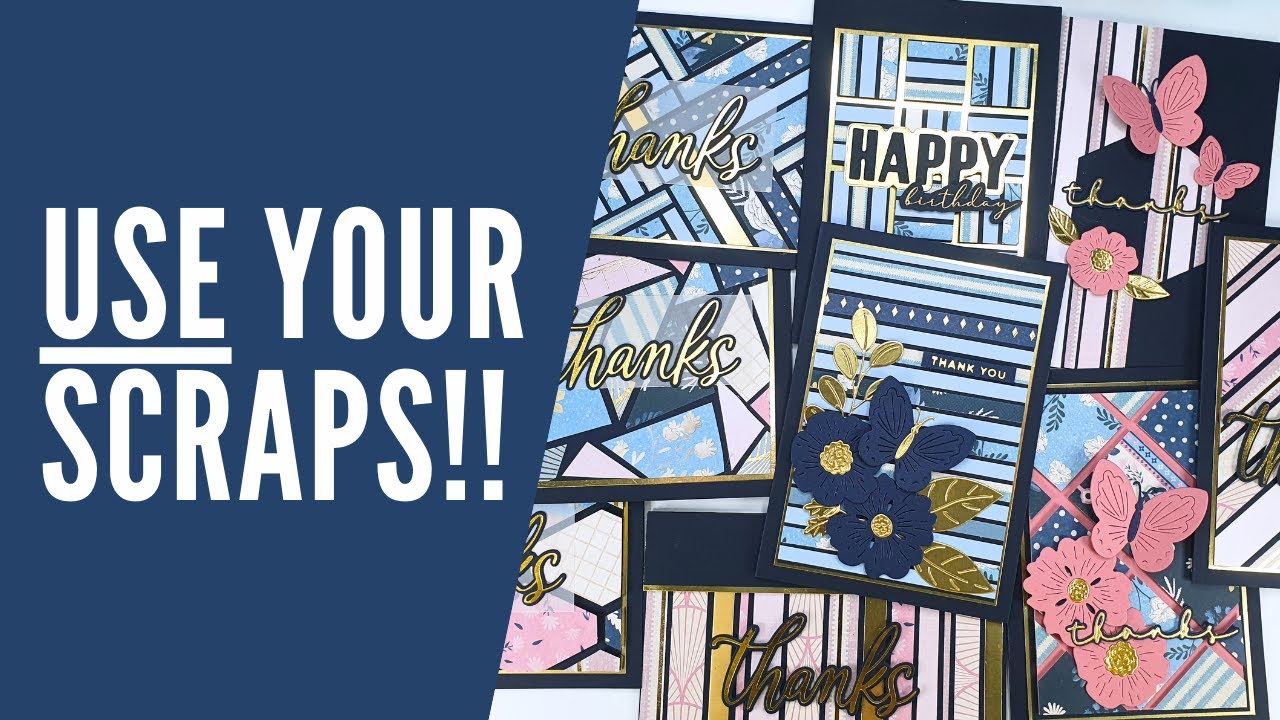 10 Ways to Turn Your Patterned Paper Scraps into BEAUTIFUL Cards