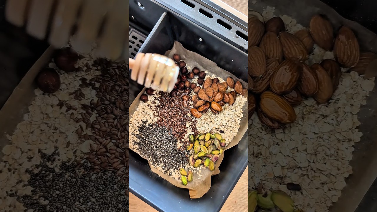 🥣 Granola Healthy Maison 🥜🍫 &ndash; Recette facile & rapide (Air Fryer ou Four)