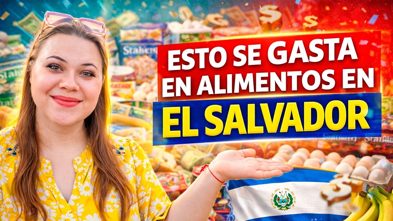 Esto es lo que GASTAMOS en COMIDA al mes en El Salvador 🇸🇻 (Sin filtros)