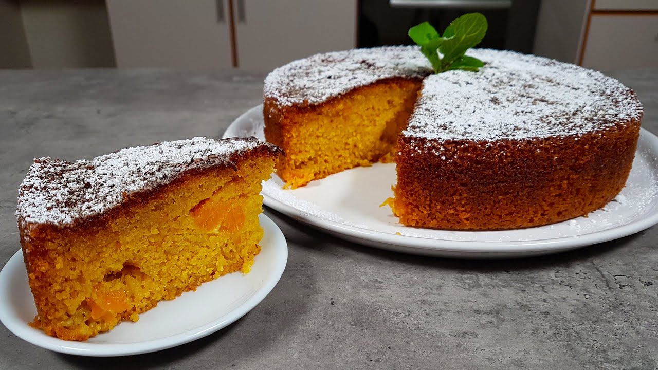 Пирог на Кефире с Кукурузной Крупой и Апельсином ! Необычно, но Вкусно !
