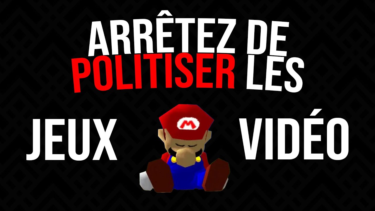 LE JEU VIDÉO N'EST PAS DEVENU POLITIQUE