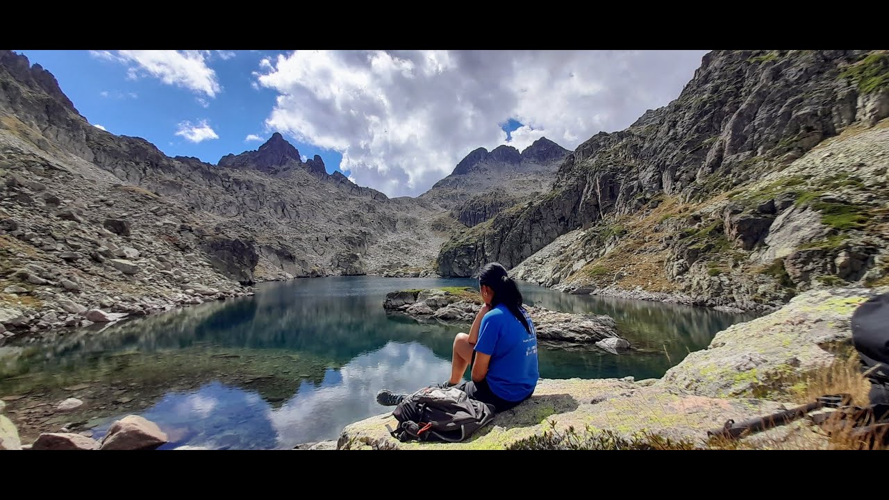 Lac ilhéou et hourat beauté des Pyrénées au dessus de Cauterets.
