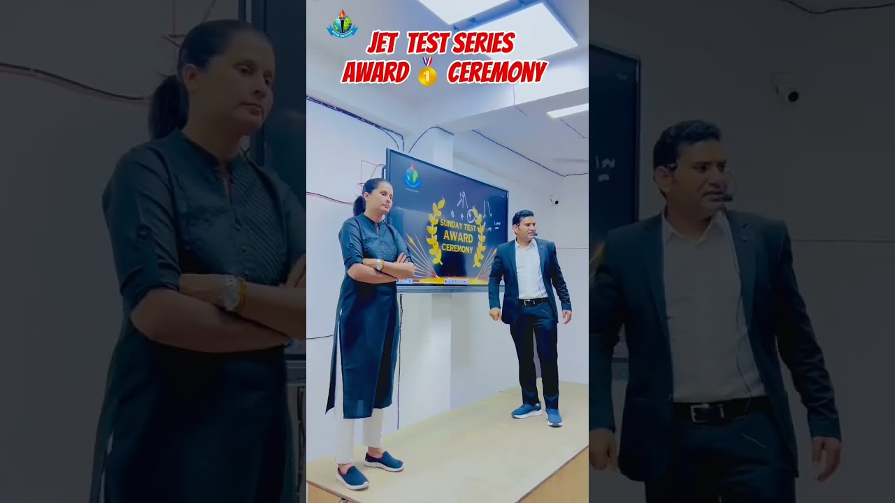 JET Test Series Award 🥇Ceremony  #jet #testseries #jetbestcoaching #royalinstituteofcompetition