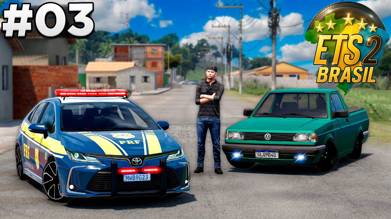 ETS 2 BRASIL | PERDI MEU CARRO? FUI PARADO PELA POLICIA RODOVIÁRIA FEDERAL! (PRF)