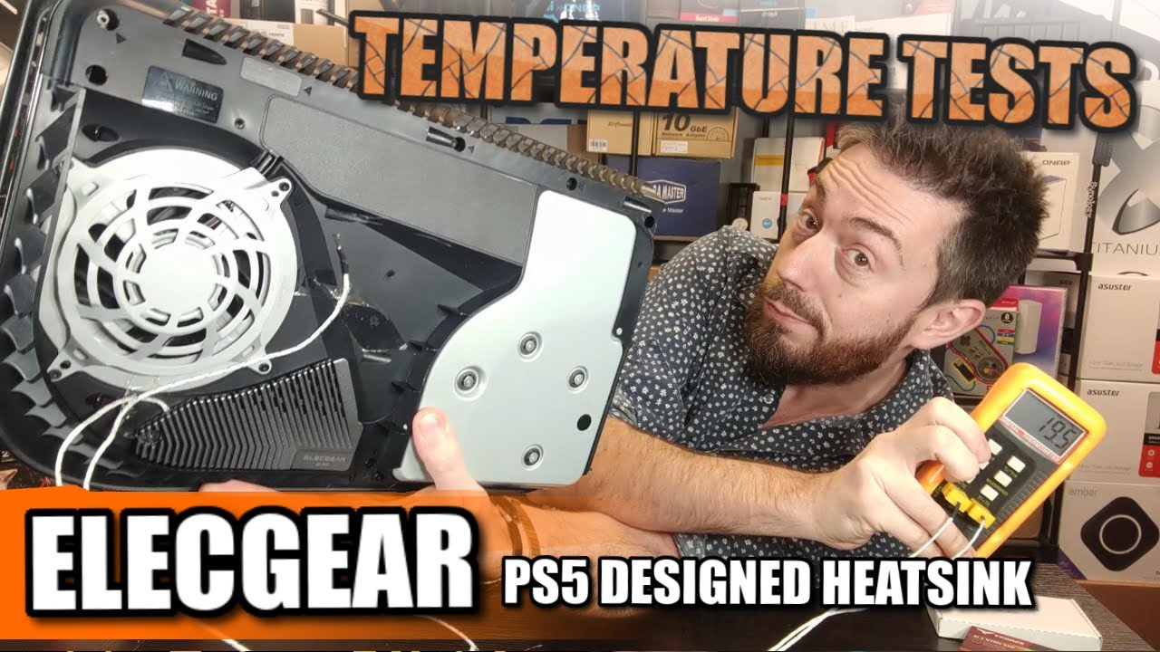 Elecgear PS5 SSD Heatsink Temperature Tests