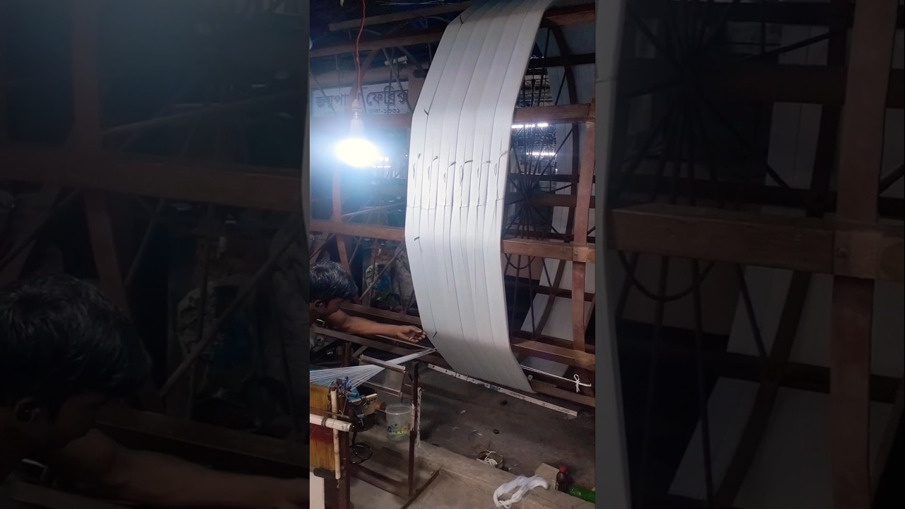 Inside A Power Loom Factory | যন্ত্রচালিত তাঁত কারখানা 