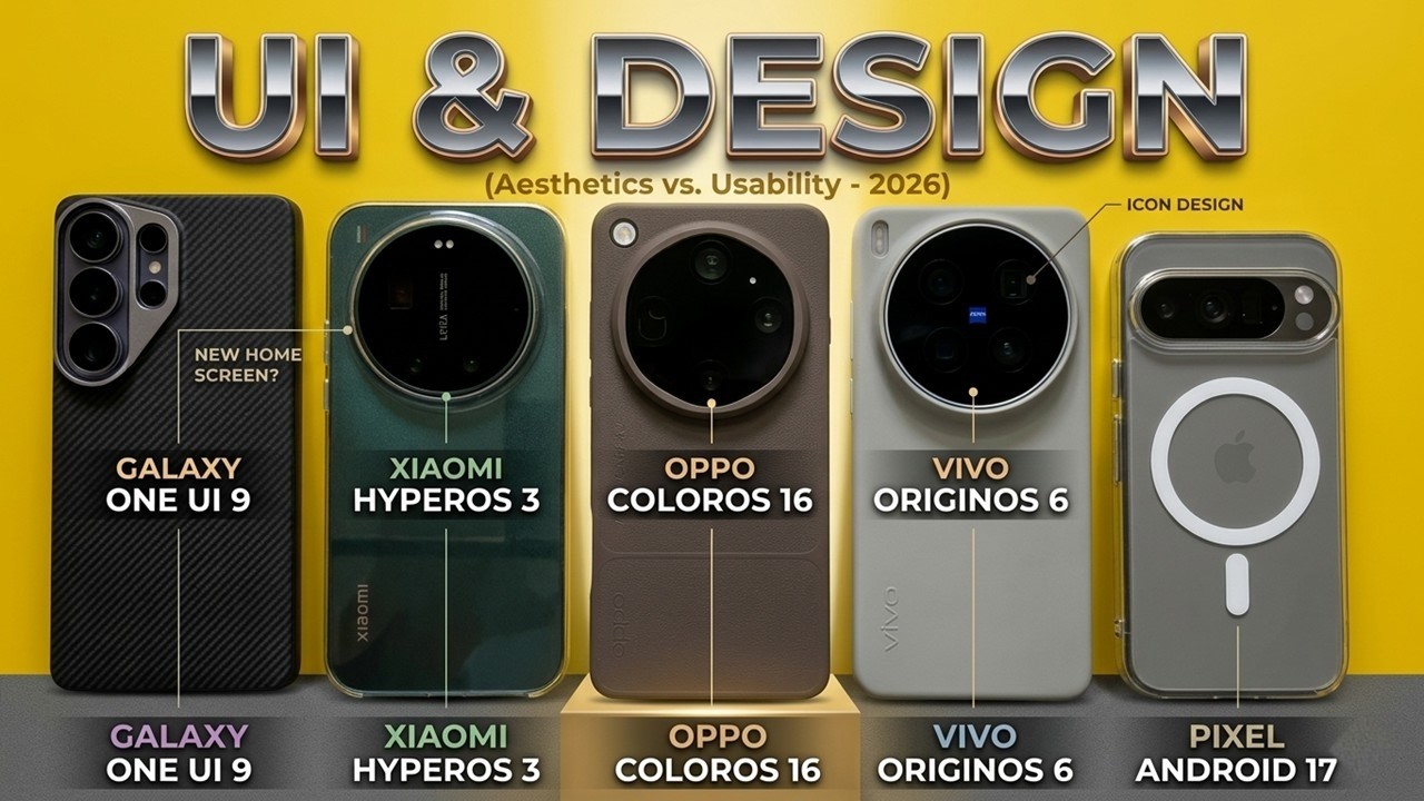 One UI 9 kontra HyperOS 3, ColorOS 16, OriginOS 6 kontra Android 17: ostateczne starcie interfejs...